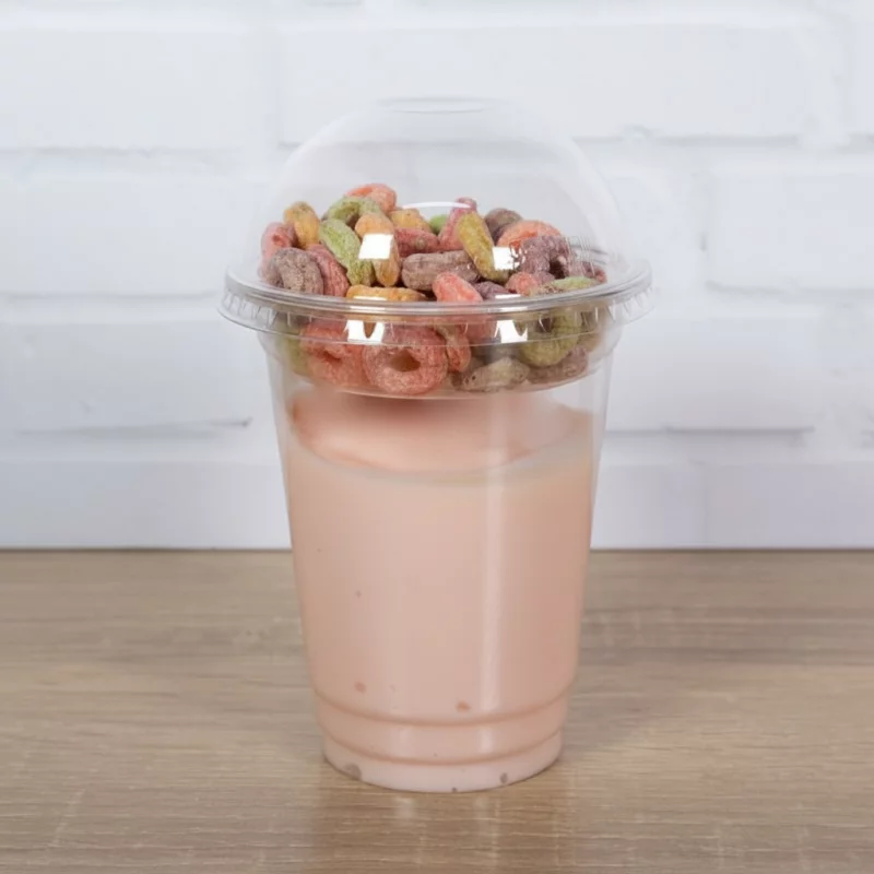 Vaso PET Domo con Bandeja 10 oz