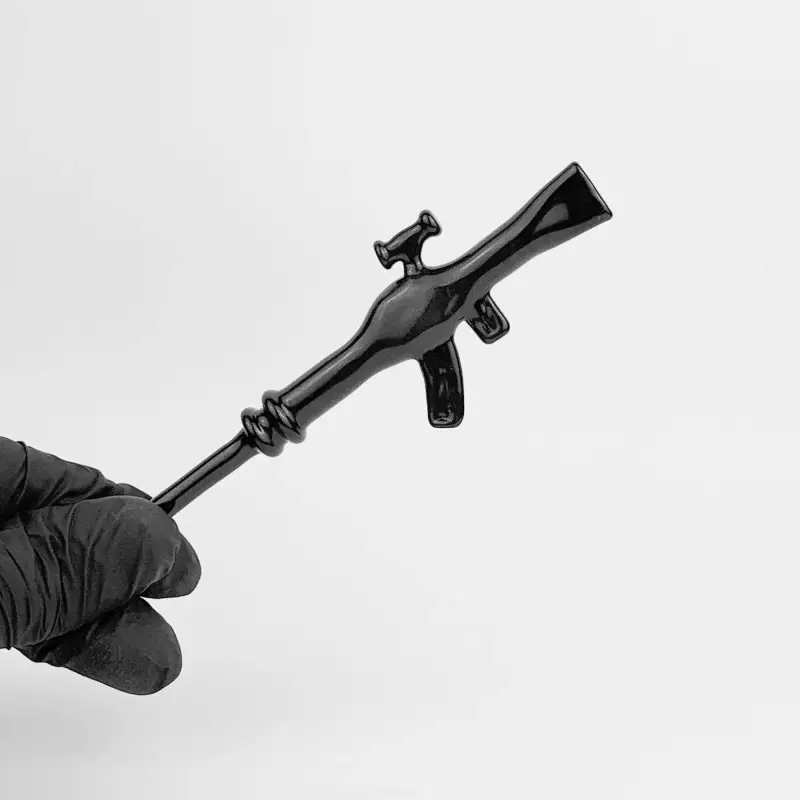 Piteira de Vidro Ak 47 - Preto