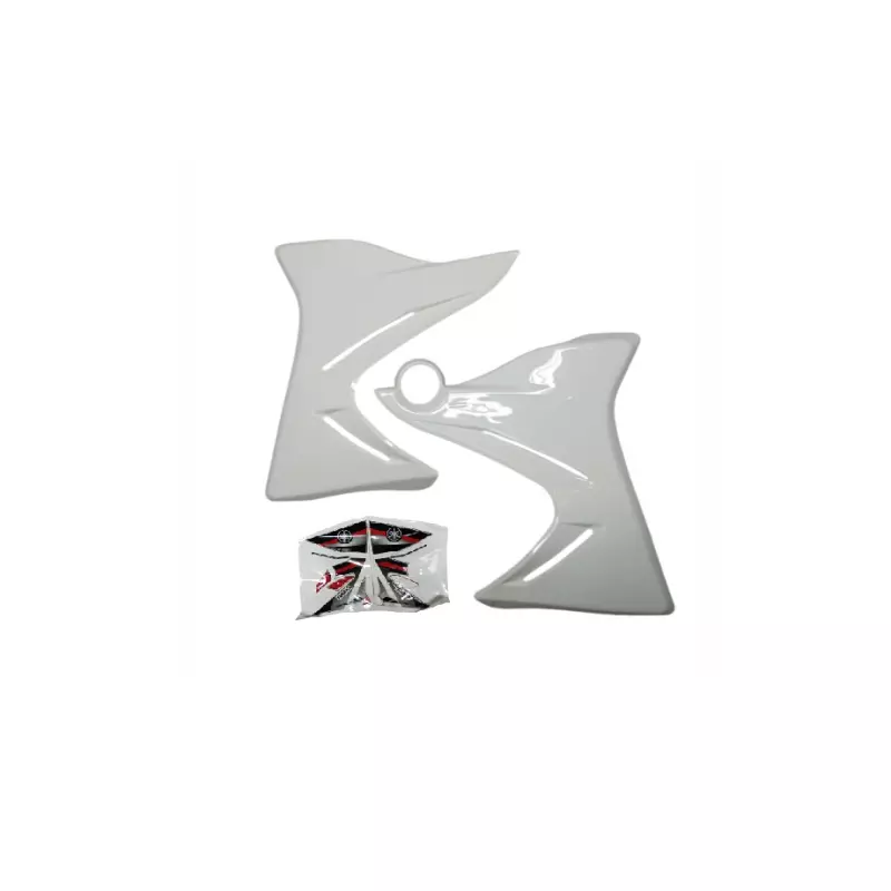 TAPA LATERAL TANQUE XTZ 125 BLANCA C