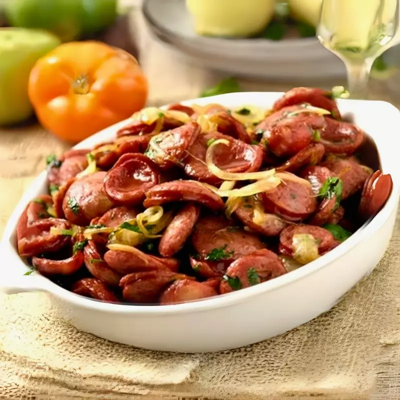 PORÇÃO DE CALABREZA ACEBOLADA