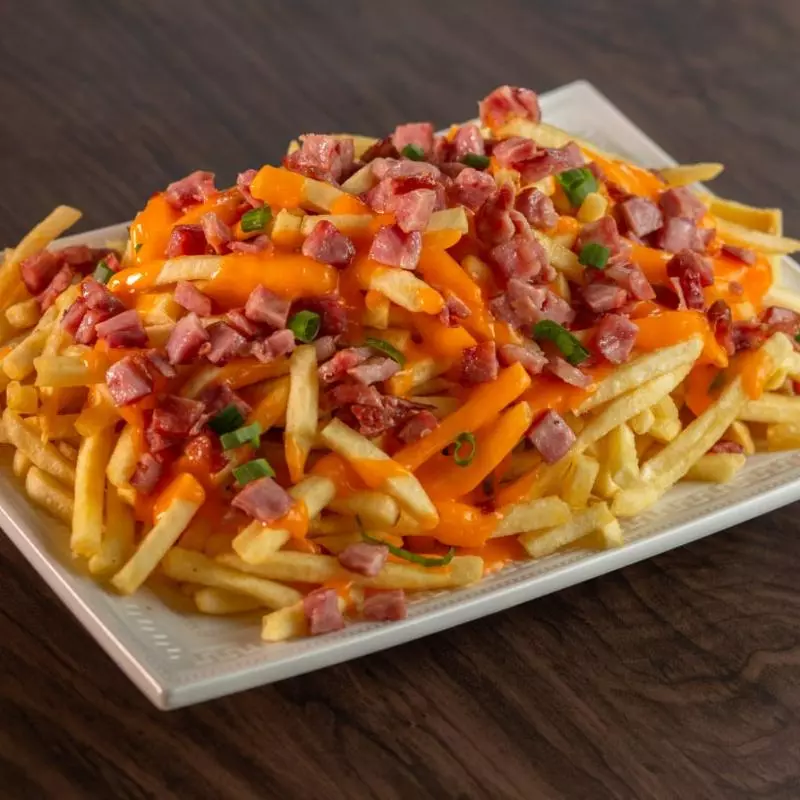 Batata Frita, Bacon e Cheddar 500g