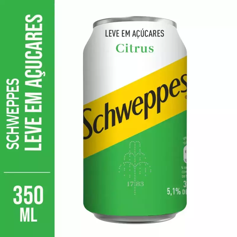 Tônica Citrus Schweppes - 350 ML