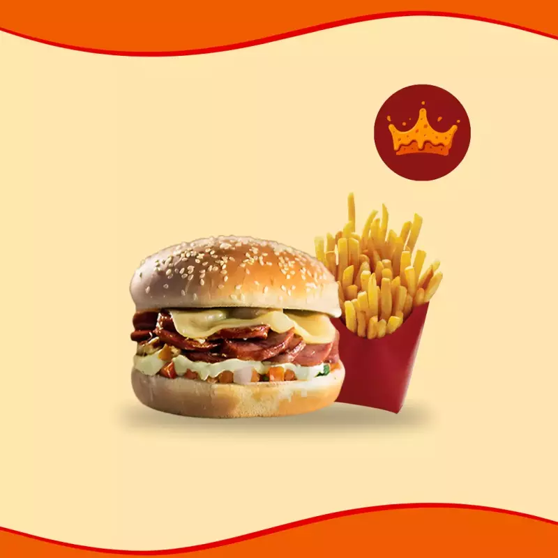 X Egg Calabresa + Batata Simples