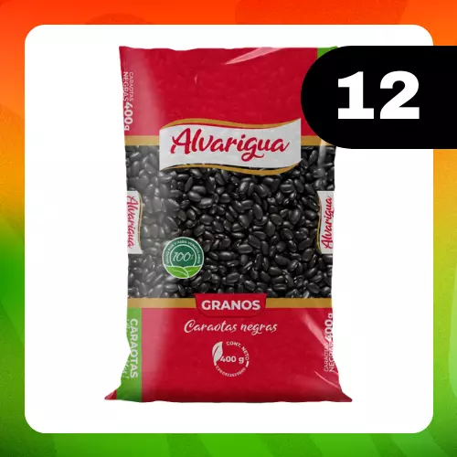 Medio Bulto Alvarigua Caraota 400g