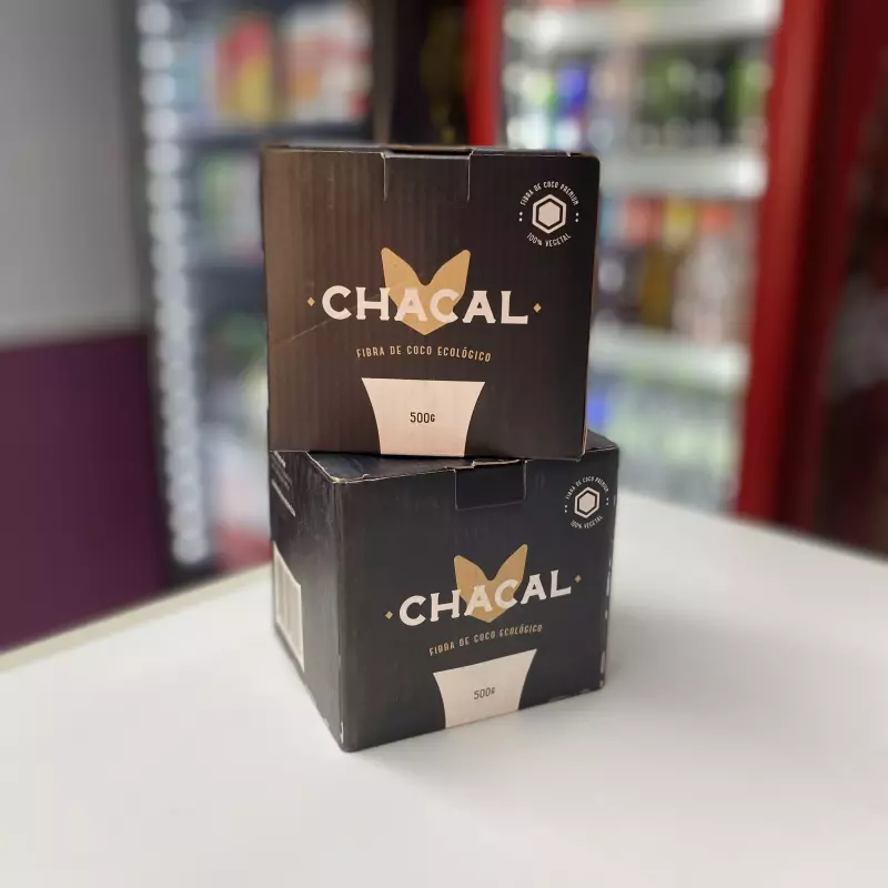 Carvão de coco Chacal 500g