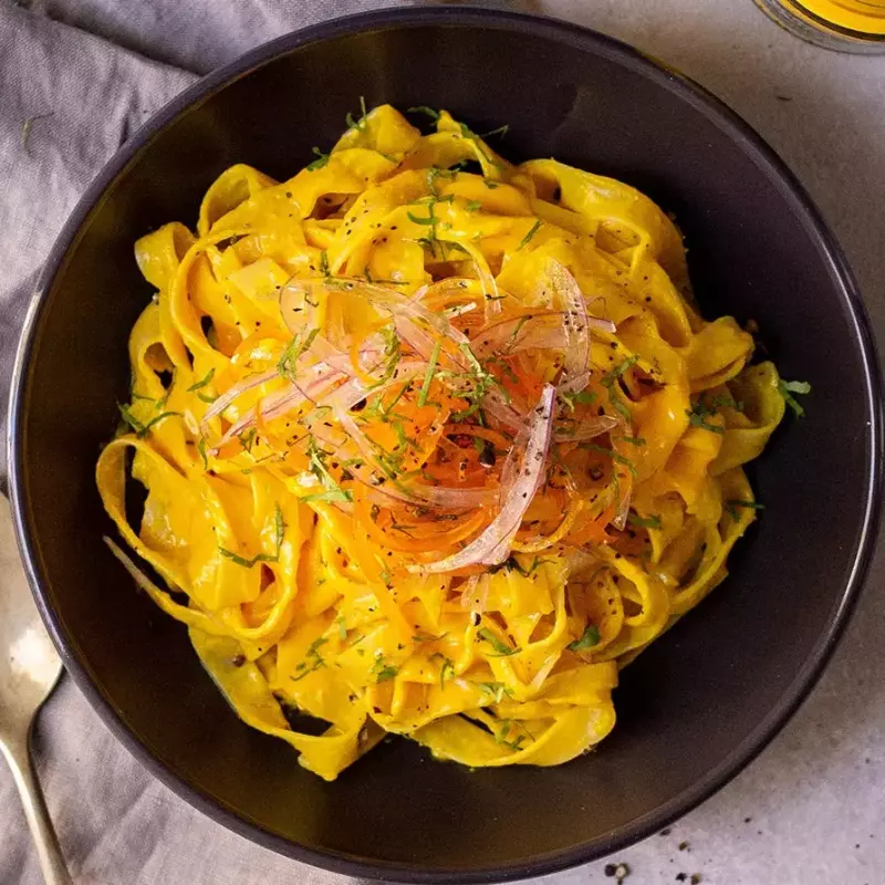FETTUCCINE A LA HUANCAINA