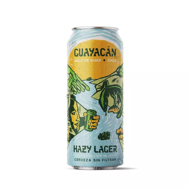 Cerveza Guayacan Hazy Lager Lata 4.9