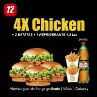 (Combo 12) 4 X-Chicken