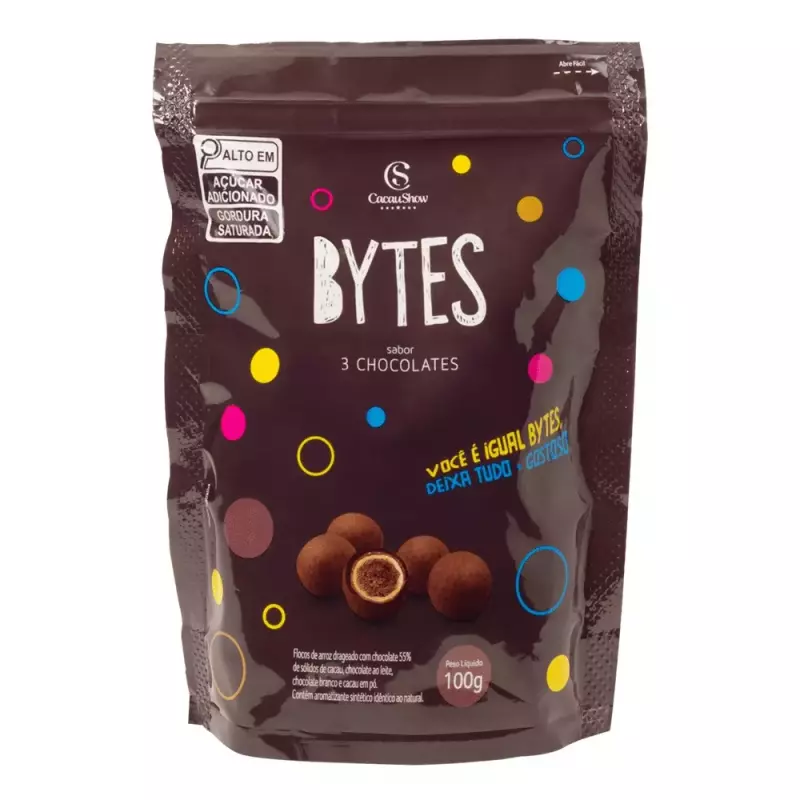 Drageado Bytes 3 Chocolates 100g