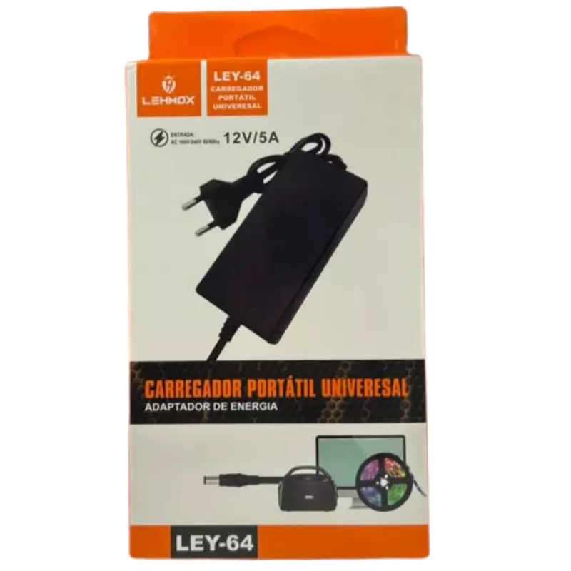 FONTE LEHMOX 12V 5A LEY-64