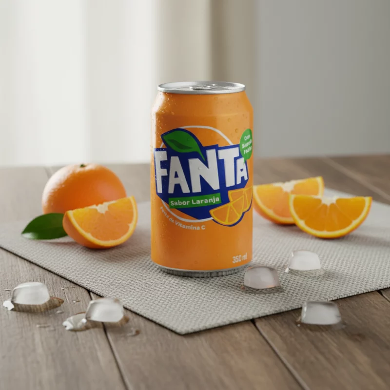 Fanta laranja lata 350ml