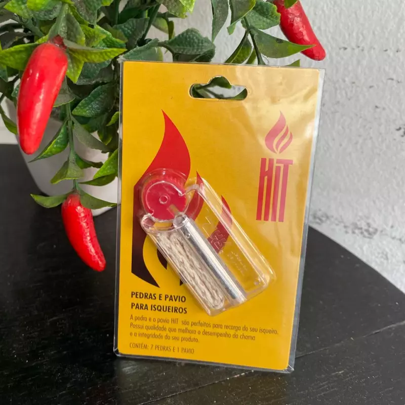 Kit Pedra+Pavio HIT(Clipper e Zippo)