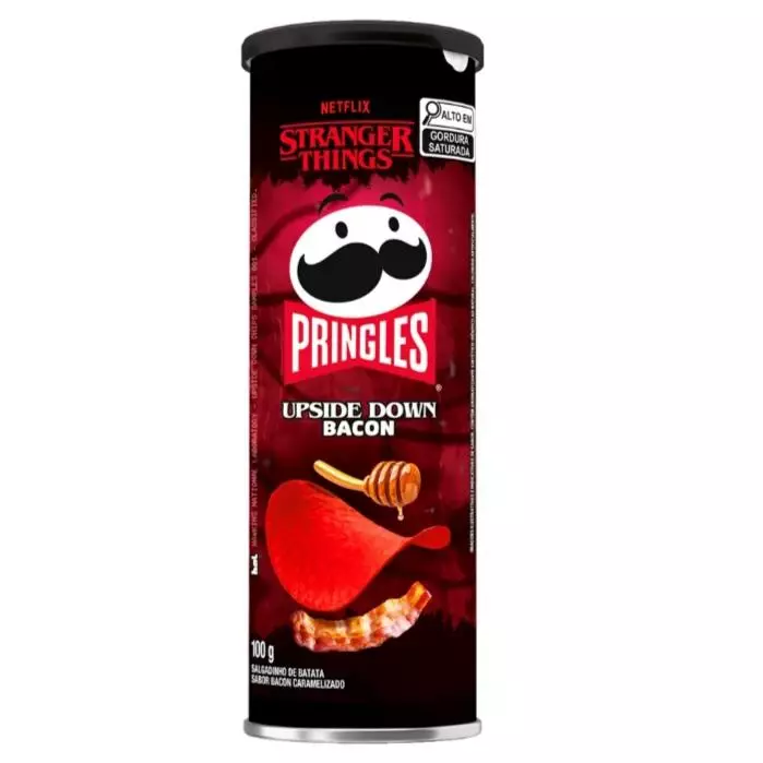 Pringles upside down bacon