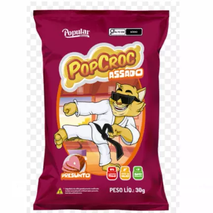 Salgadinho 30g sabor presunto😋