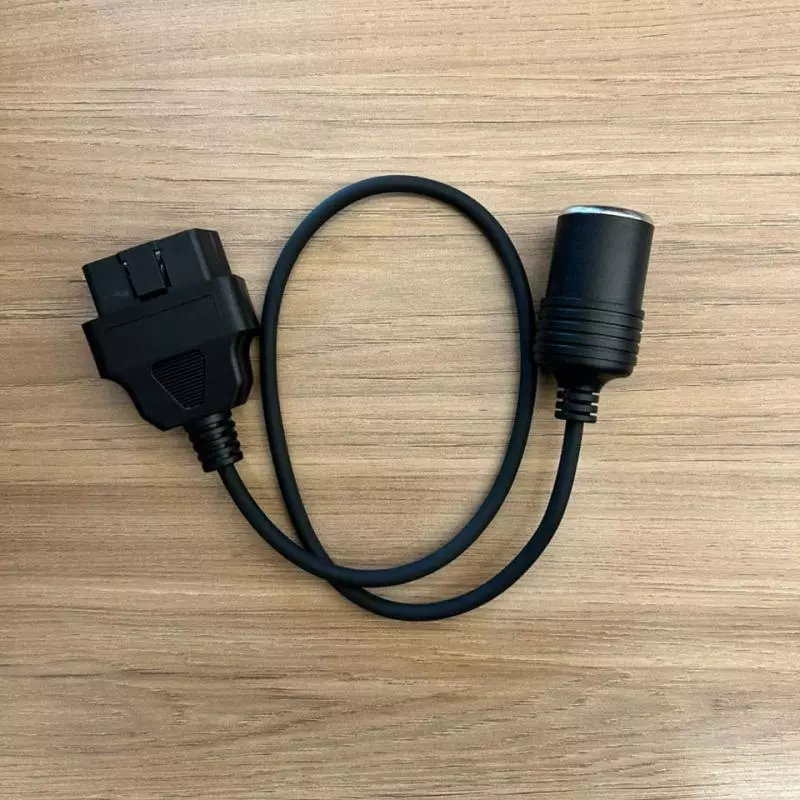 Cabo OBD2 carros c/ acendedor