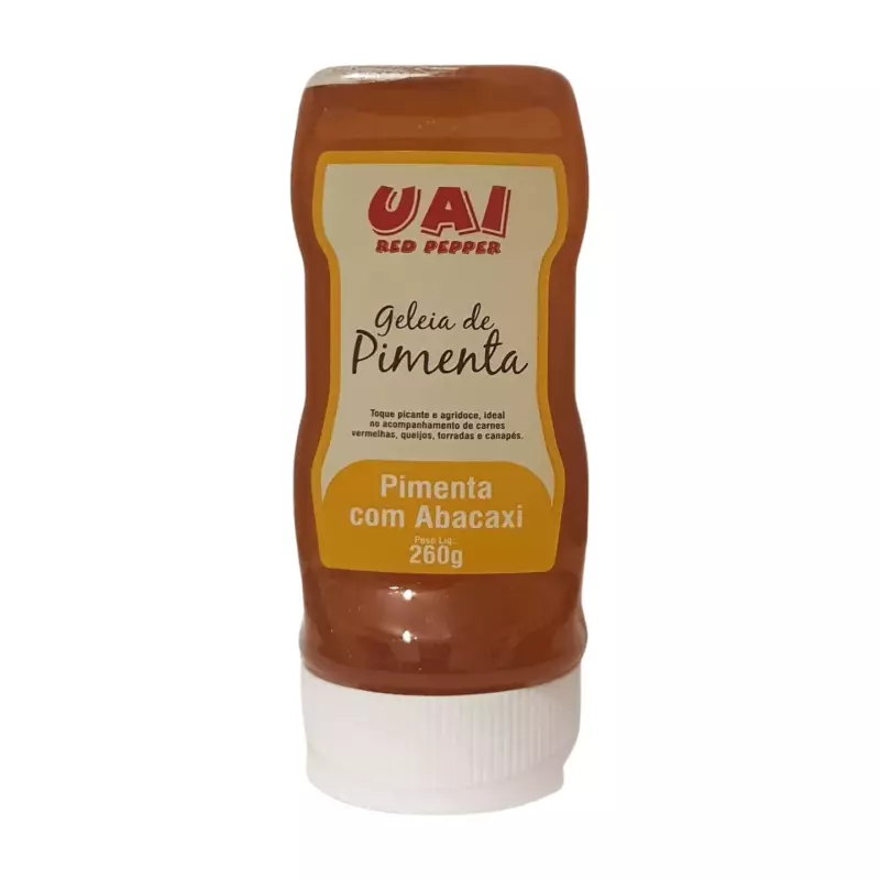 Geleias de pimenta com abacaxi