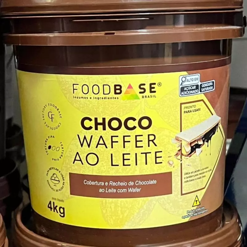 Choco wafer ao leite balde 4k