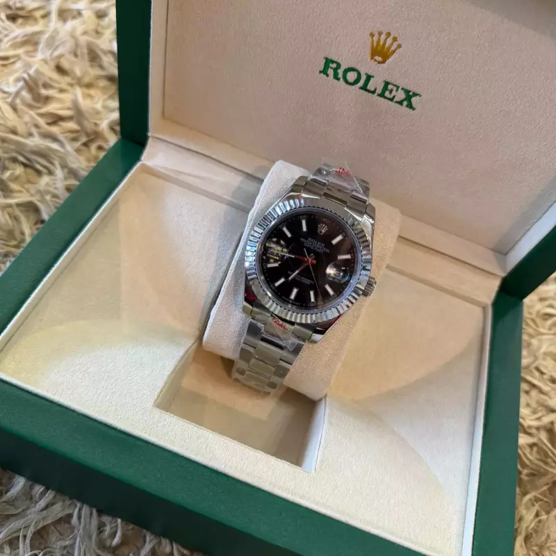 ROLEX SILVER BLACK 03