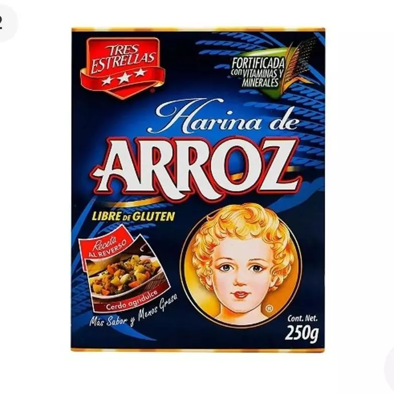 Harina de arroz 250g Tres Estrellas