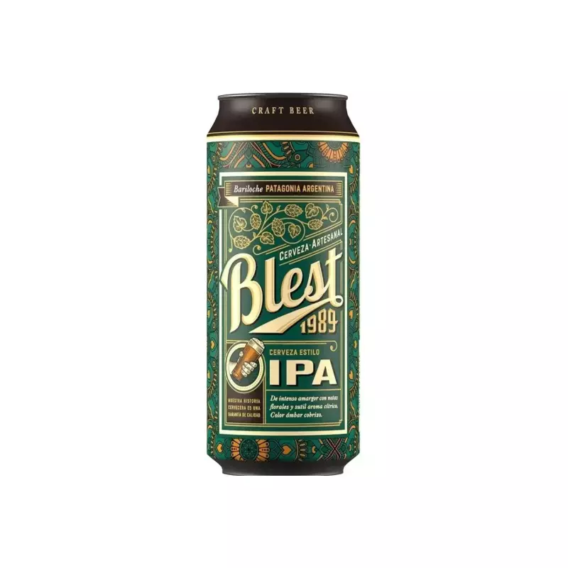 Cerveza Artesanal Blest IPA 473ml X3