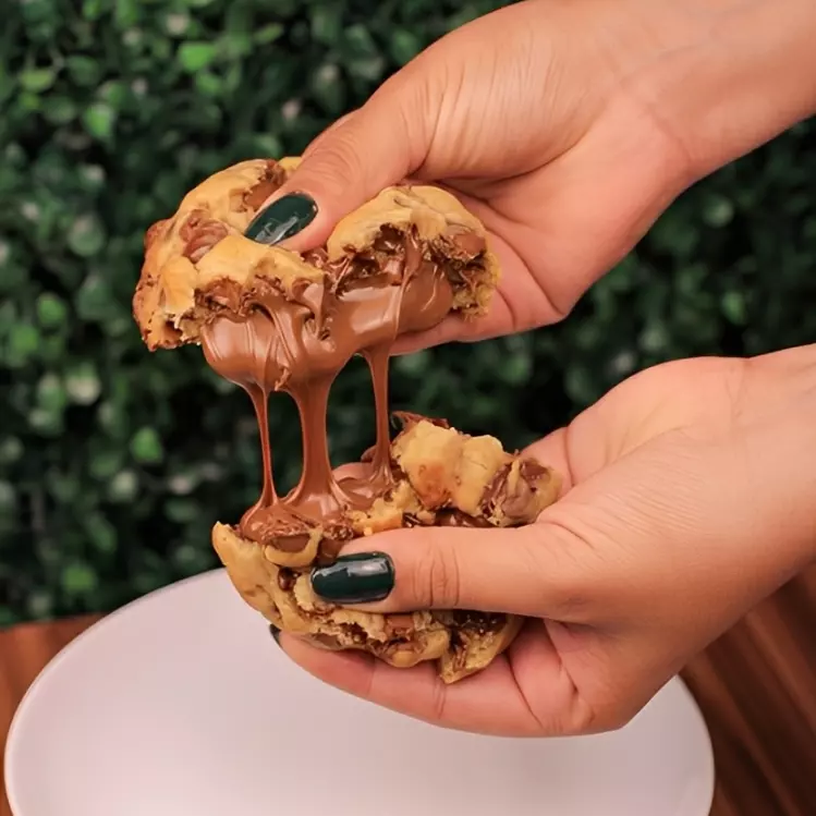 Cookie Recheado de Nutella