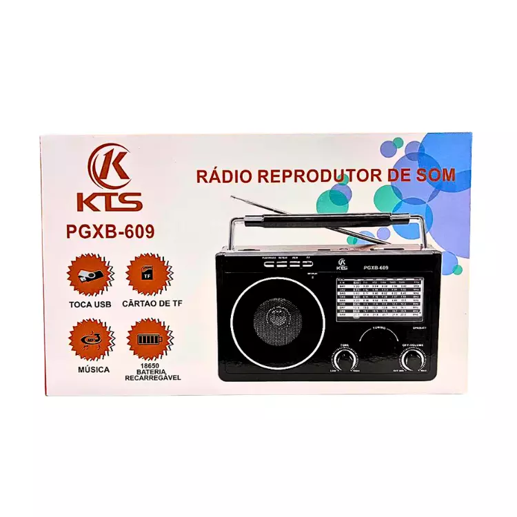 RADIO REPRODUTOR KTS FM PGXB-609