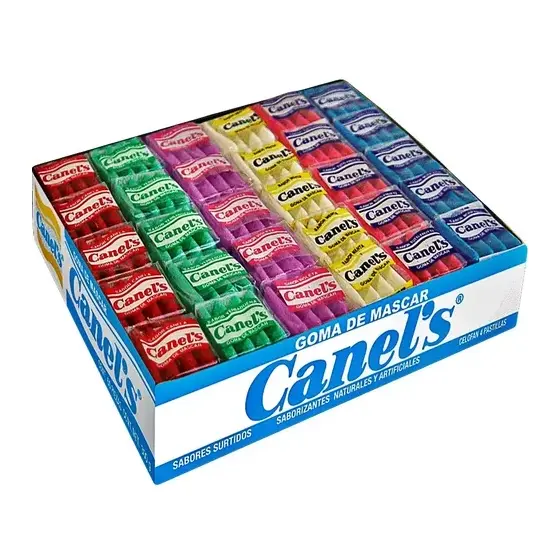 Goma de mascar sabores surtidos x60
