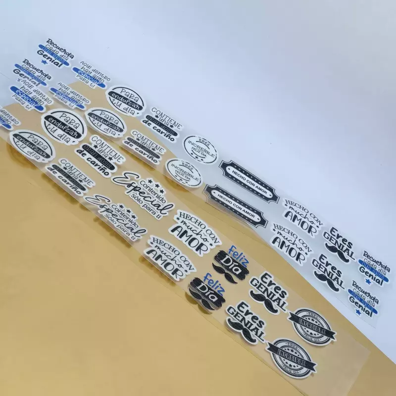 Stikers Dtf frasco padre