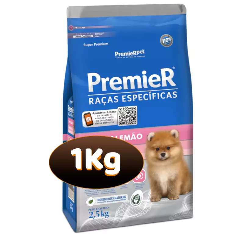 1 Kg - PremieR Spitz Alemã filho peq