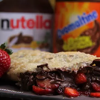 Pastel Morango Com Nutella