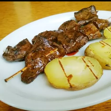 1 Anticucho de Corazon