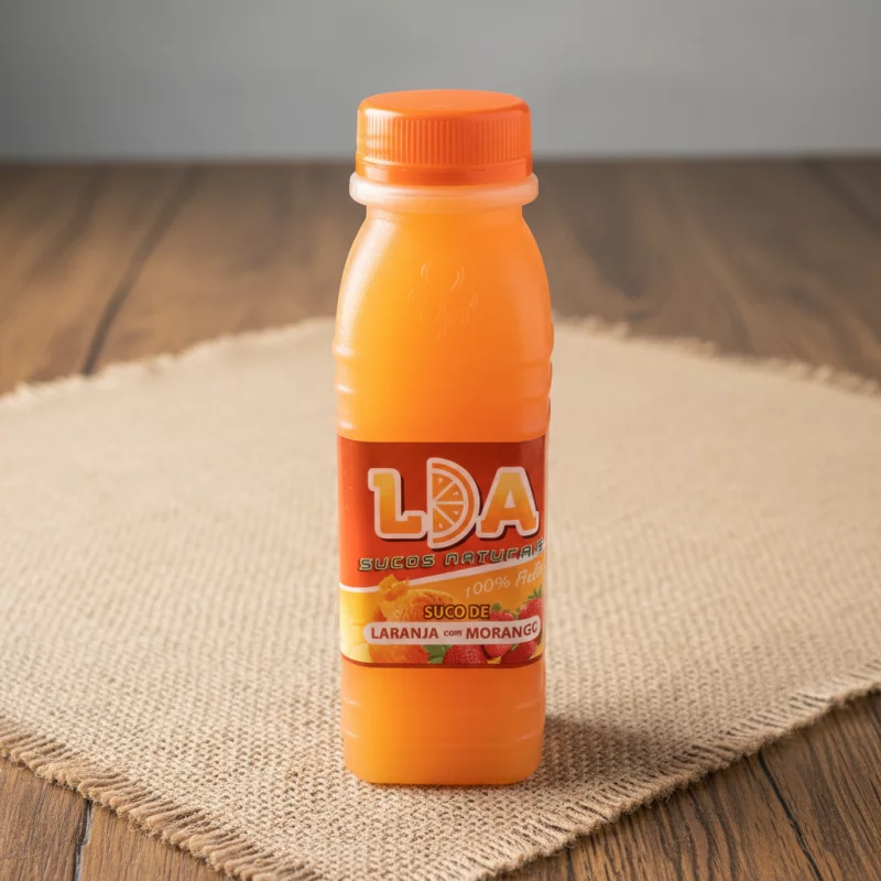 SUCO DE LARANJA COM MORANGO 300ML