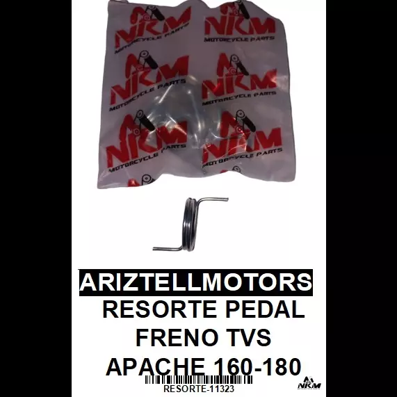 RESORTE PEDAL FRENO TVS APACHE 160