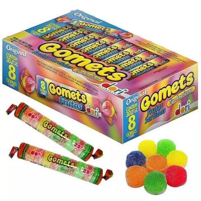 GOMETS TUBO FRUTAS 960G 30 UNI