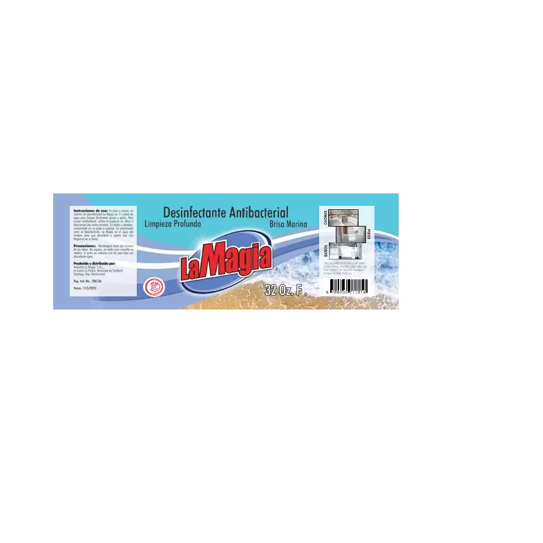 R10025-DESINF BRISA MARINA 128 OZ