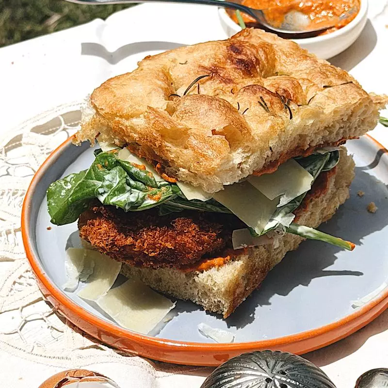 Pollo Crispy Focaccia