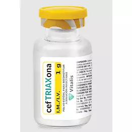 CEFTRIAXONA 1G AMPOLLA I.M I.V.