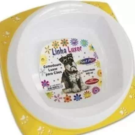 COMEDOURO LUXOR MÉDIO 900 ML (4026)