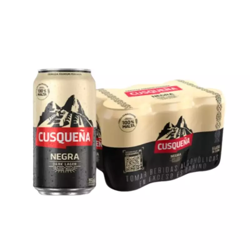 LATA CUSQUEÑA NEGRA 355 ML