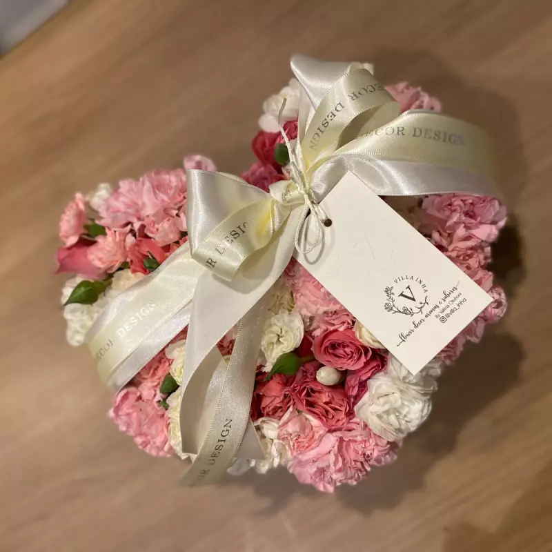 Box FLower Luxo Coração