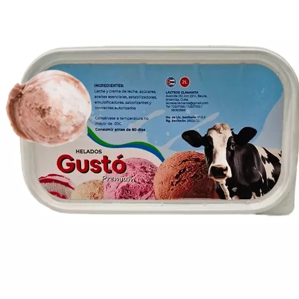 Helado de Rizado de Chocoalte 2L