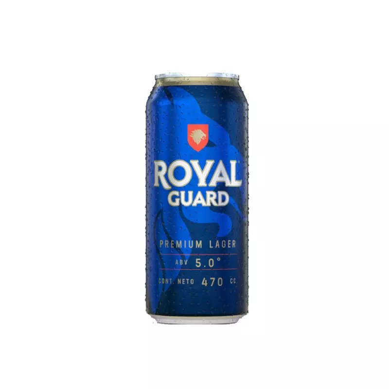 Cerveza Royal Guard Lata 5° 470 c.c.