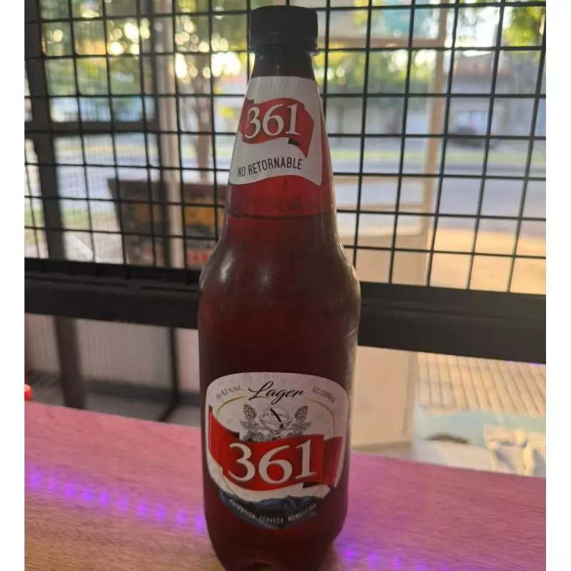 Cerveza 361 descartable