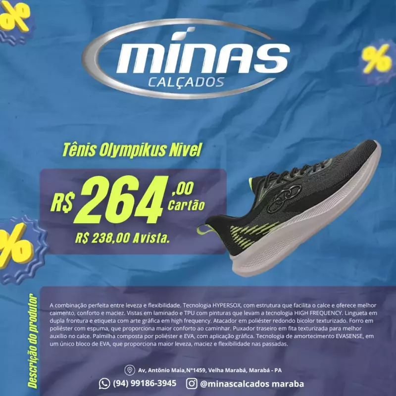 Tênis Olympikus Nivel RF:432114