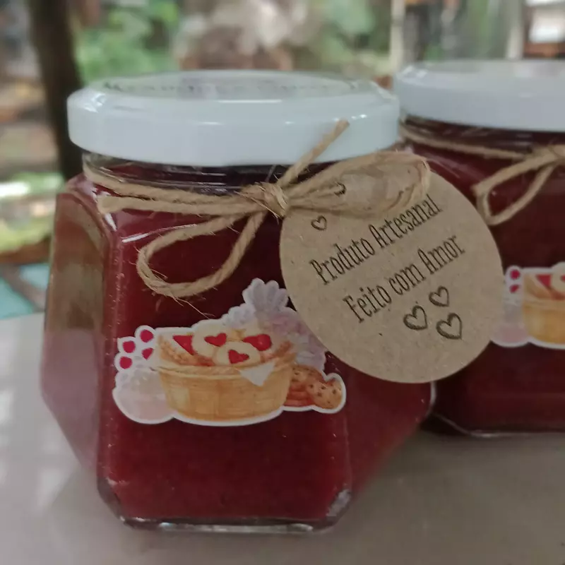 Geleia de morango diet