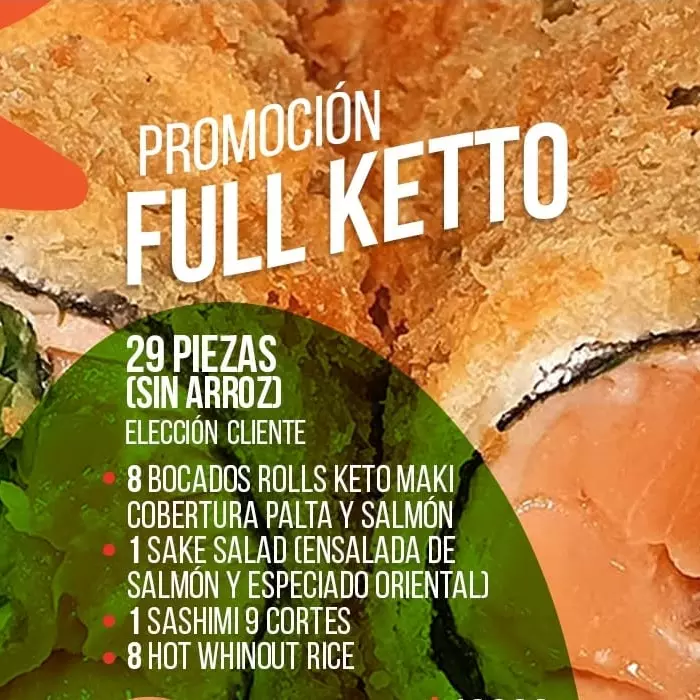 PROMO FULL KETO sin arroz 20 PZA