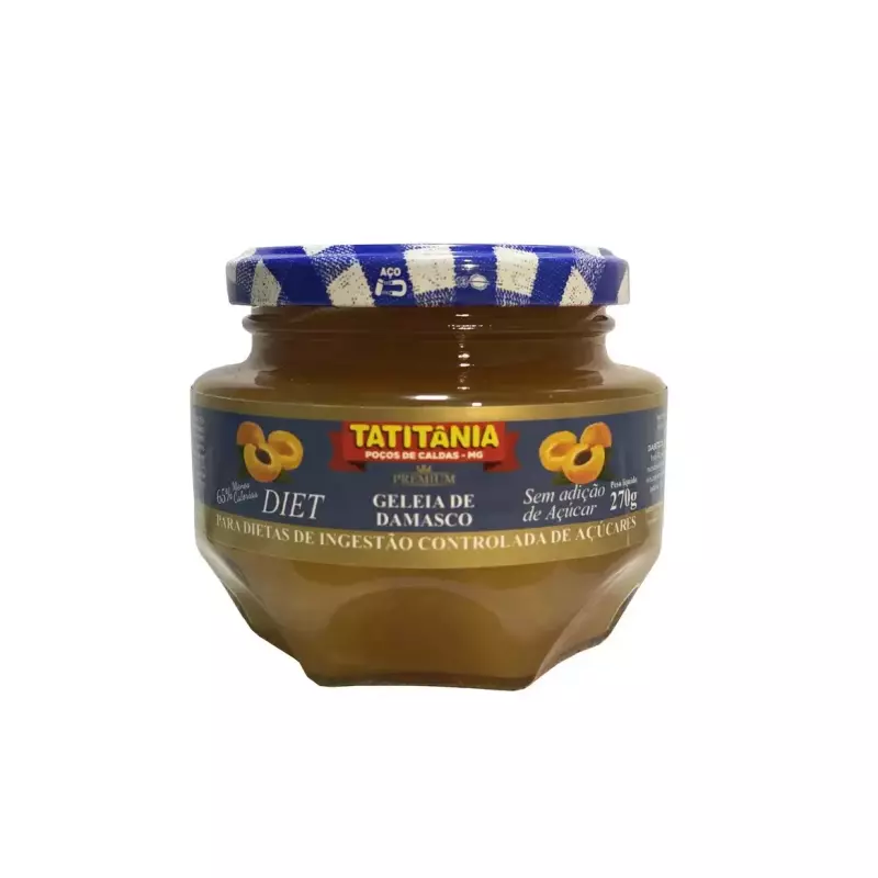 Geleia de damasco diet (Tatitânia)