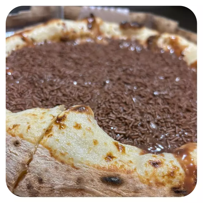 Brigadeiro com granulado