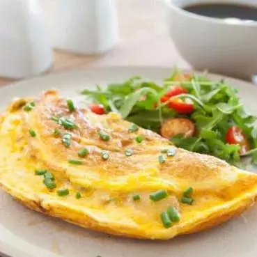 Omelete de frango fit