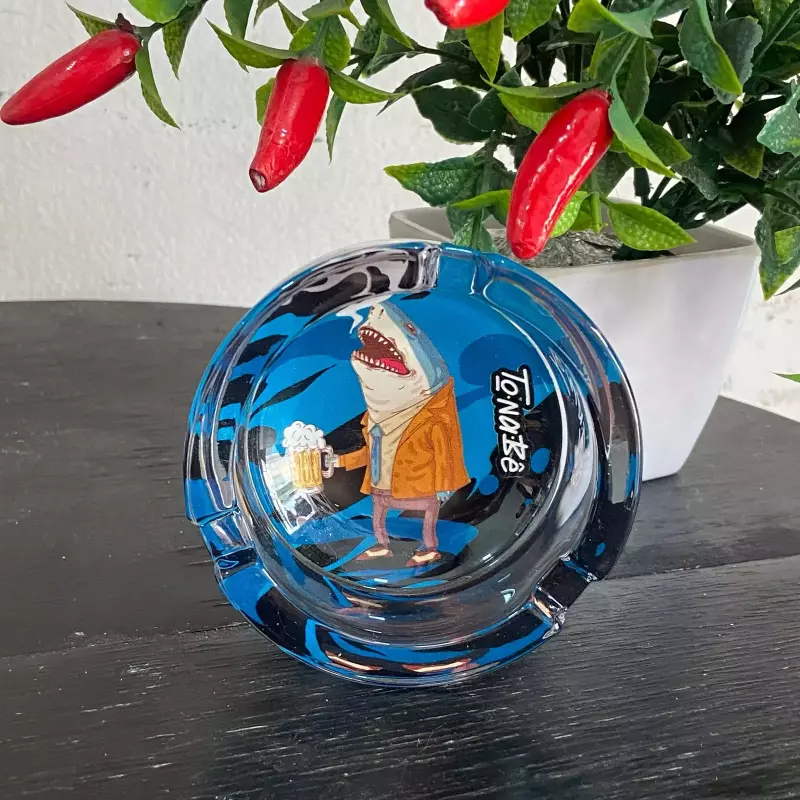 Cinzeiro de Vidro ToNaBê 6 Tubarao
